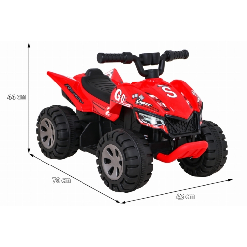 Pojazd Dla Dzieci Quad the Fastest Czerwony BRD-2101
